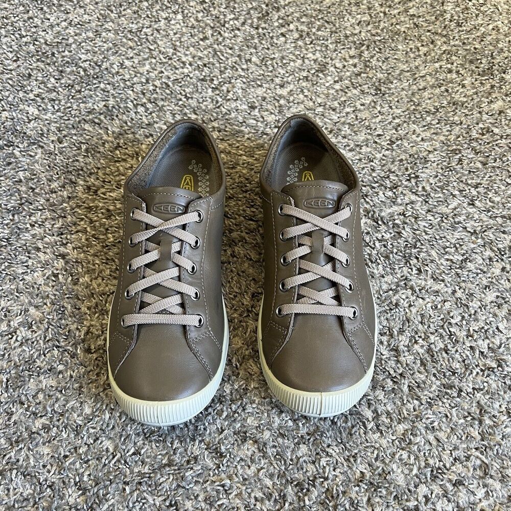 Keen Women's Taupe Leather Sneakers